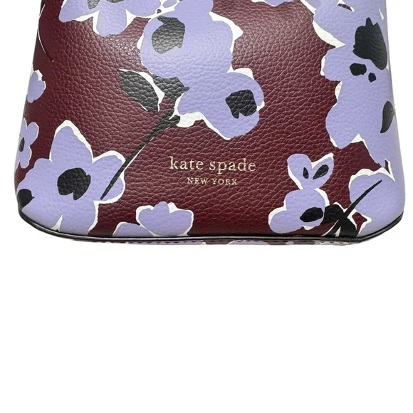 NEW KATE SPADE EVA WILDFLOWER BOUQUET SMALL FLORAL BUCKET CROSSBODY‎ BAG - Picture 6 of 12
